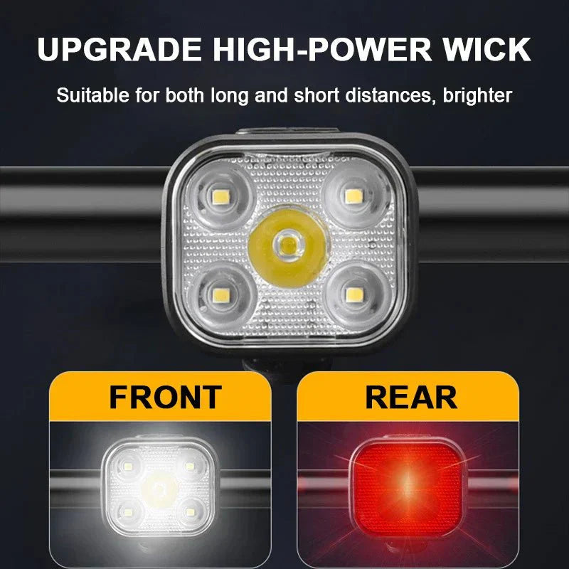 BikeBeam – Rechargeable bicycle light set for maximum visibility & safety