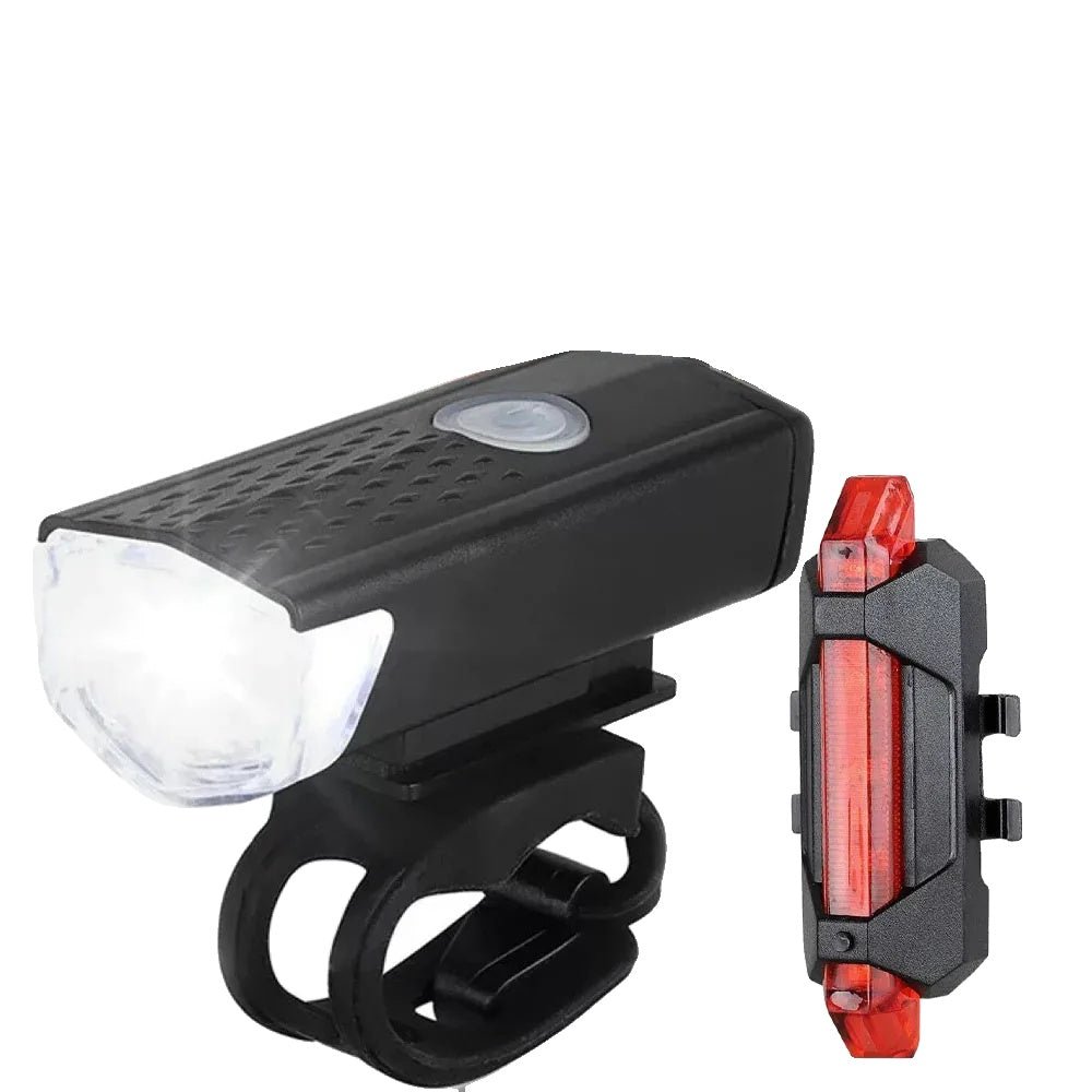 BikeBeam – Rechargeable USB bike light with rear light for safe night rides