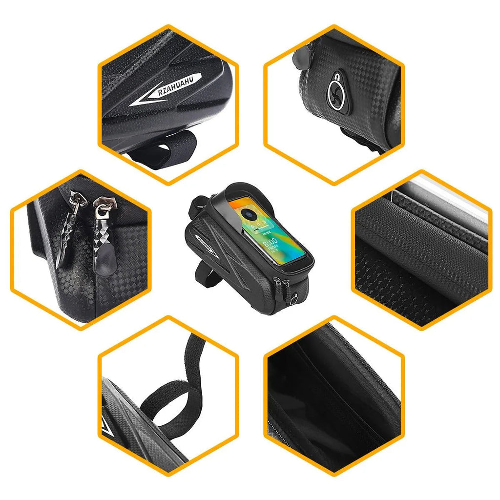 BikeGear PRO – Waterproof bike bag with touchscreen & headphone jack