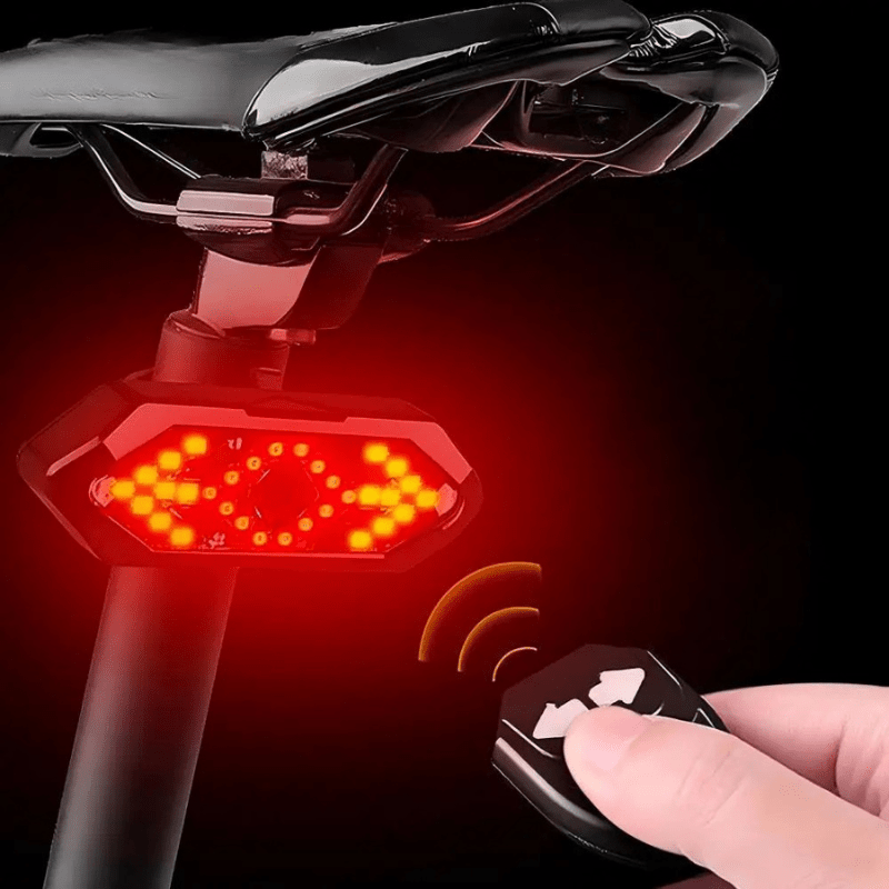 BikeGuard Light – Rechargeable bicycle rear light with remote control & 32 LEDs for maximum safety