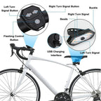 BikeGuard Light – Rechargeable bicycle rear light with remote control & 32 LEDs for maximum safety