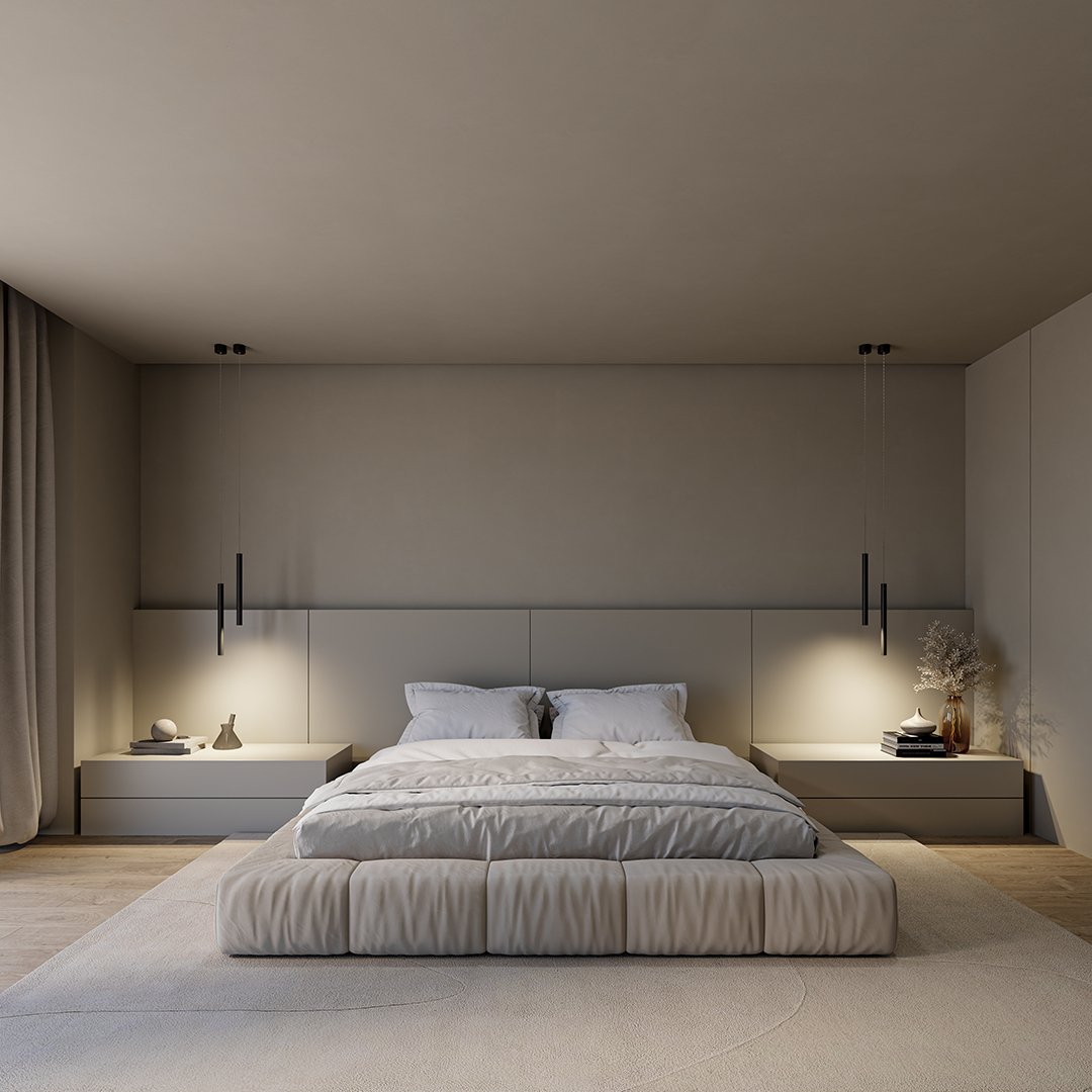 RayAura Minimalistic LED Pendant Light | Modern Design | Elegant Ceiling Lamp for Living Room & Office