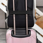 3-pin Lock Anti Theft USB Backpack