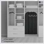 Long Garment Storage Cover – 180cm Dress Bag with Zipper & Window (Buy 1, Get 1 FREE)