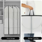 Long Garment Storage Cover – 180cm Dress Bag with Zipper & Window (Buy 1, Get 1 FREE)