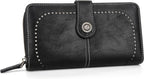 Stylish Leather Wallet with Wristband