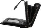 Stylish Leather Wallet with Wristband
