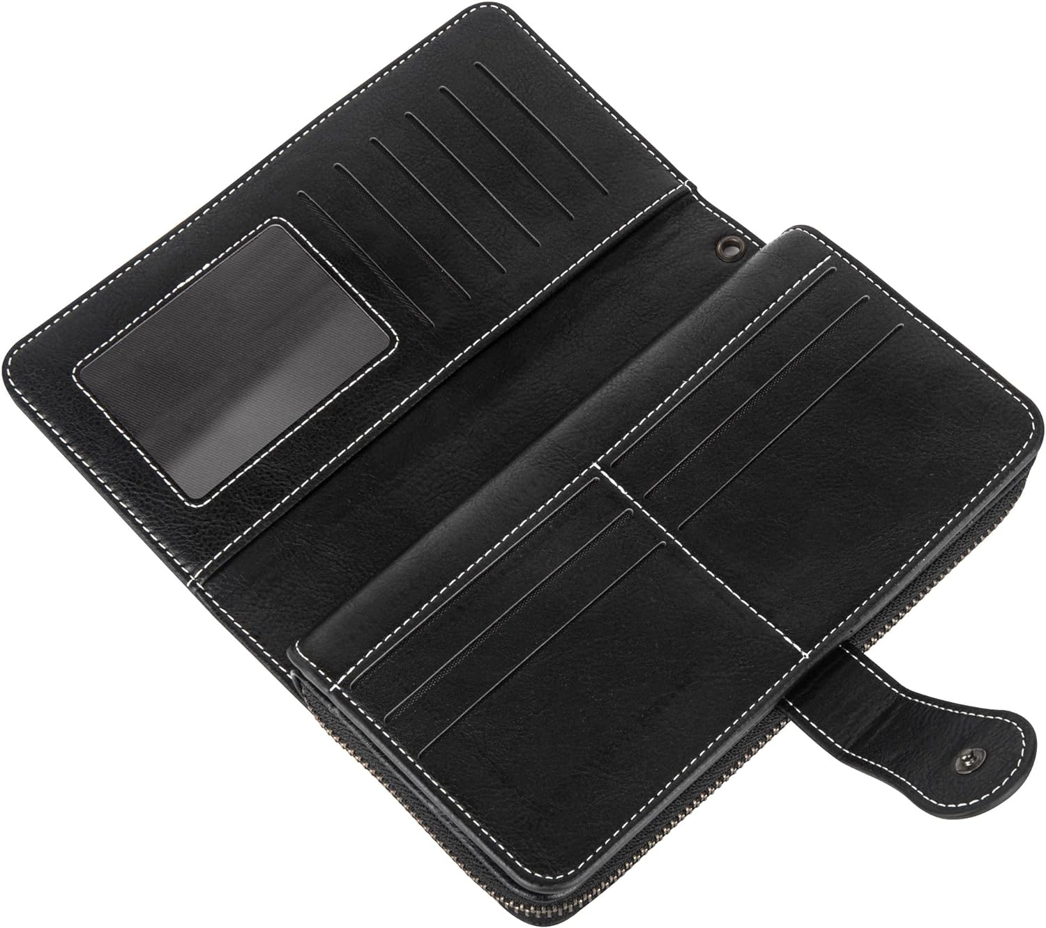 Stylish Leather Wallet with Wristband