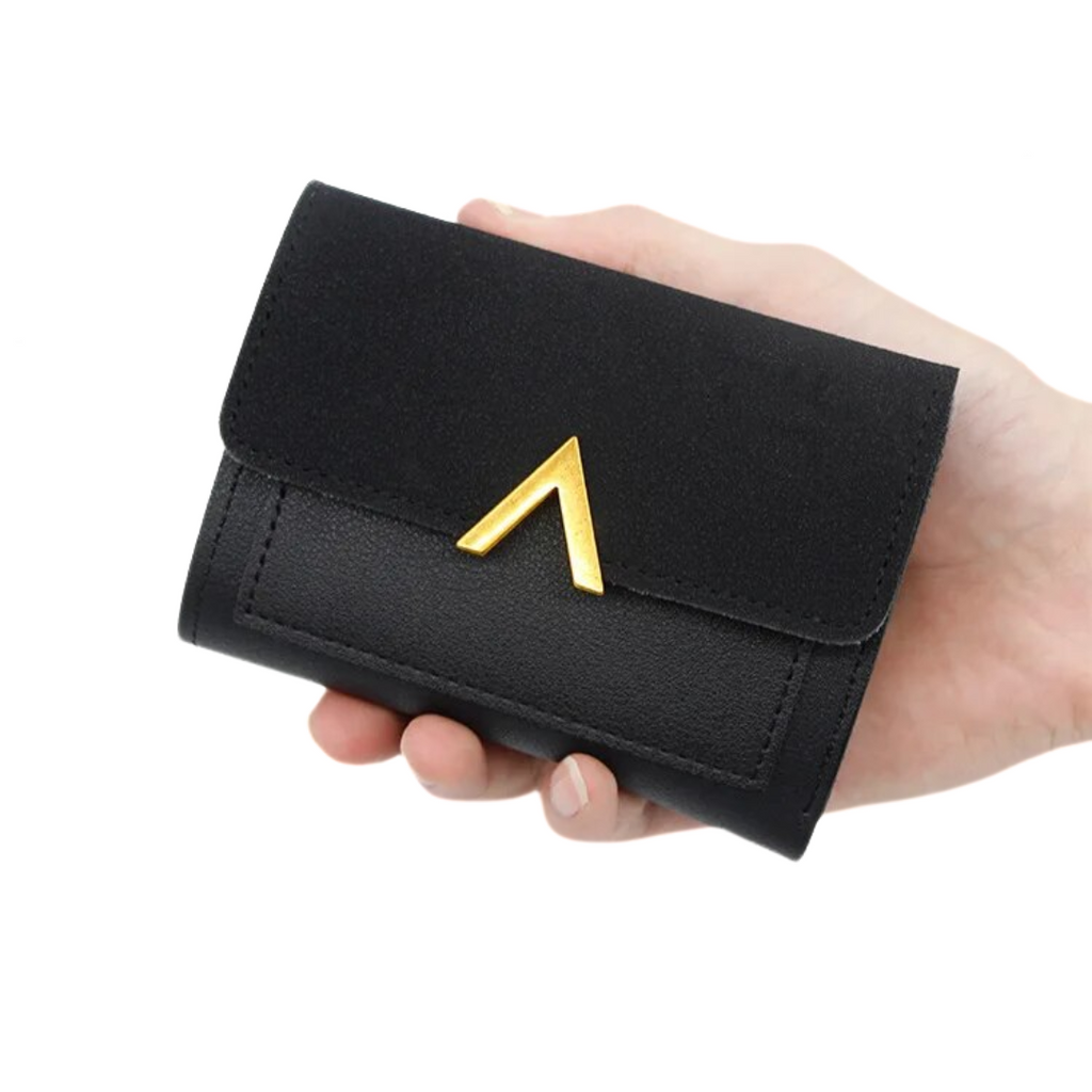 Compact Leather Wallet for Women