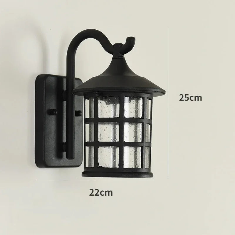 BalconyBright | Waterproof Retro Wall Lamp for Outdoor