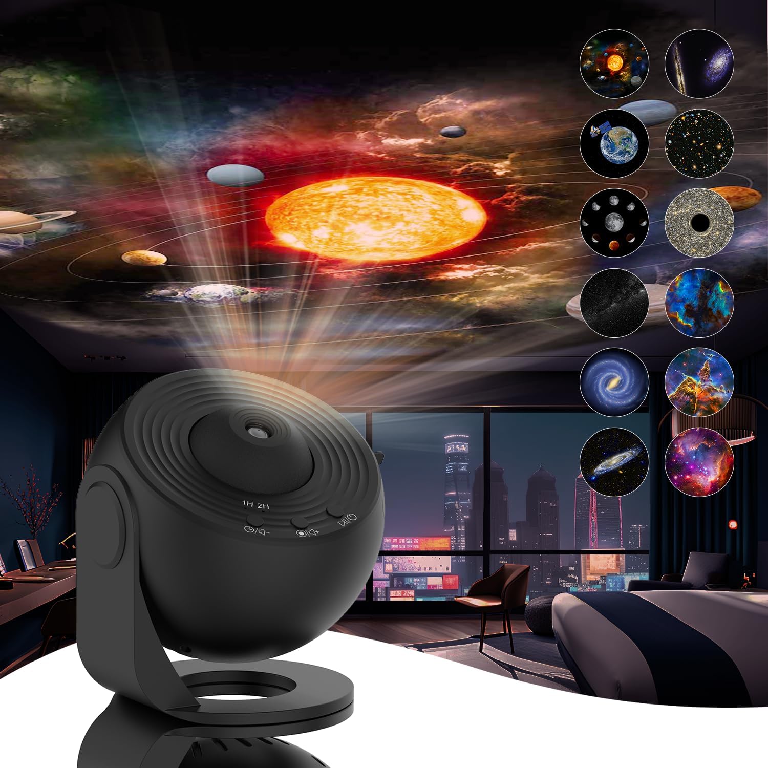 360° AstroLuxe Star Projector — Transform your room into your personal relaxation galaxy full of magical star moments