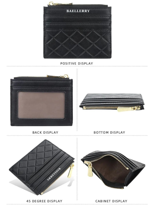 Stylish Padded Card Holder for Desk