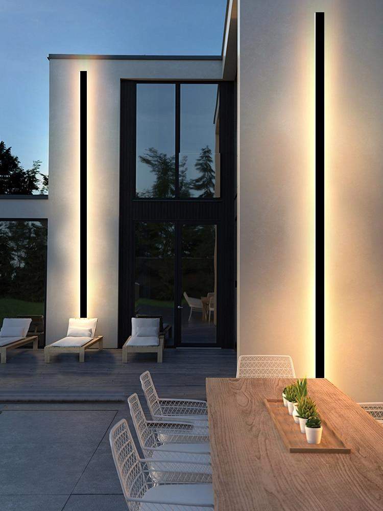 LED Outdoor Long Wall Lamp