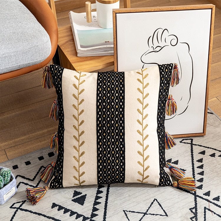 Textured Tassel Pillowcase