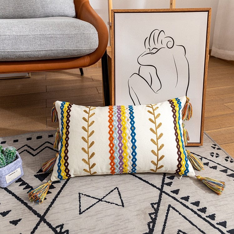 Textured Tassel Pillowcase