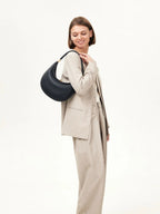 Thonia – Chic Minimalist Half-Moon Shoulder Bag Elegant Modern Crossbody Purse for Women