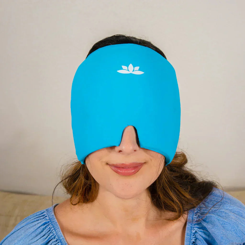 HeadRelax Warm-Cold Therapy Mask – Relieves Migraines & Headaches Immediately