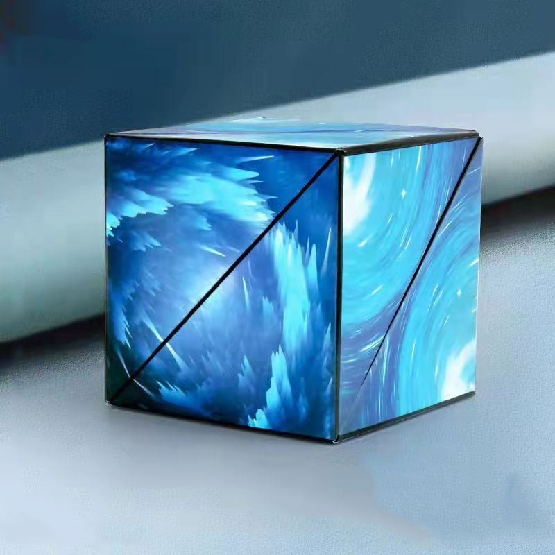 FoldFun Shape Cube – Creative 3D Puzzle for Children and Adults