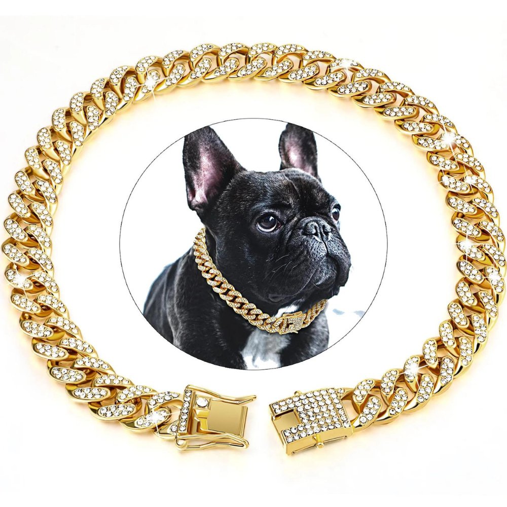 BlingPaws - Dog Gold Chain Collar