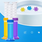 Toilet Gel with Floral Scent and Air Freshener Function