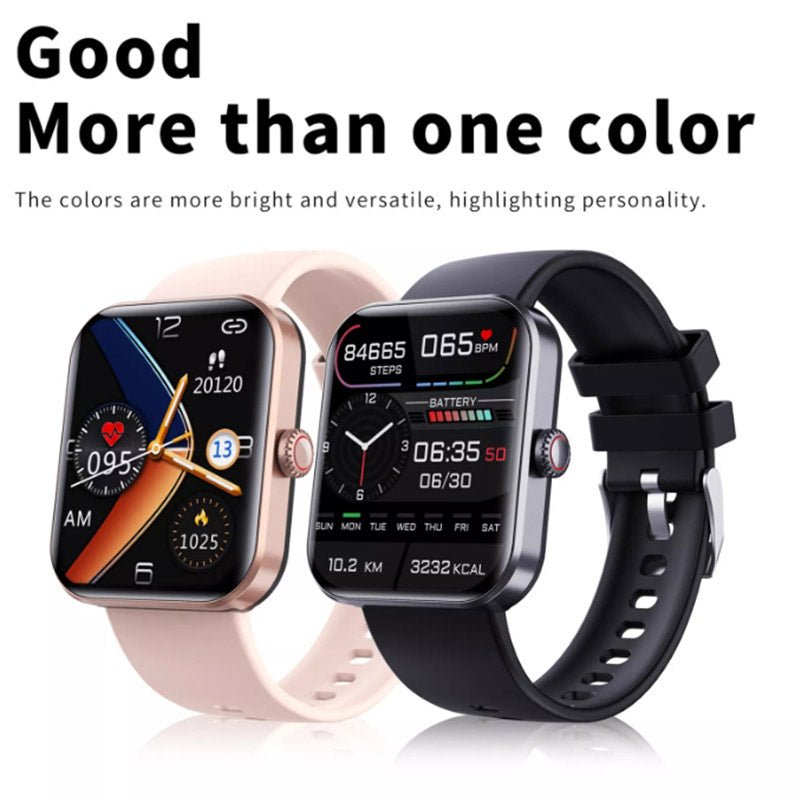 GlucoWatch Health Monitoring Smartwatch with Heart Rate and Sleep Tracking