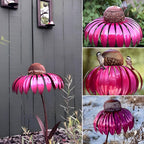 BloomFeast – Elegant cone-shaped feeder that blends with garden flowers.