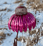 BloomFeast – Elegant cone-shaped feeder that blends with garden flowers.