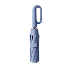 Wind-Resistant Automatic Folding Umbrella with Large Buckle Handle – Compact & Durable