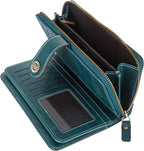 Stylish Leather Wallet with Wristband