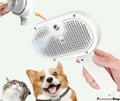 Steam brush for pets with steam cleaning