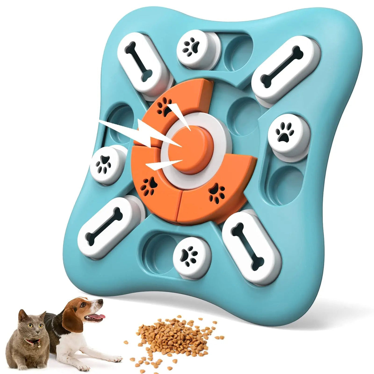Interactive Dog Puzzle Feeder