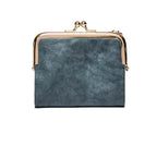 Wallet Purse | Vintage Kiss Lock Small PU Leather