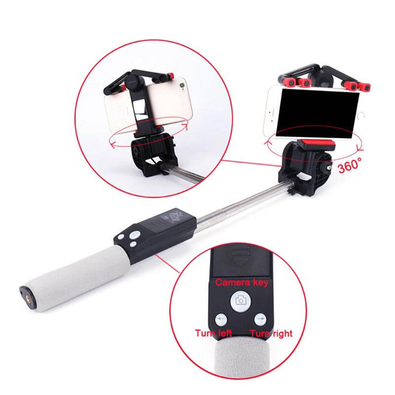 Selfie Stick "Image Arc" with 360° Rotation & Bluetooth Remote Control