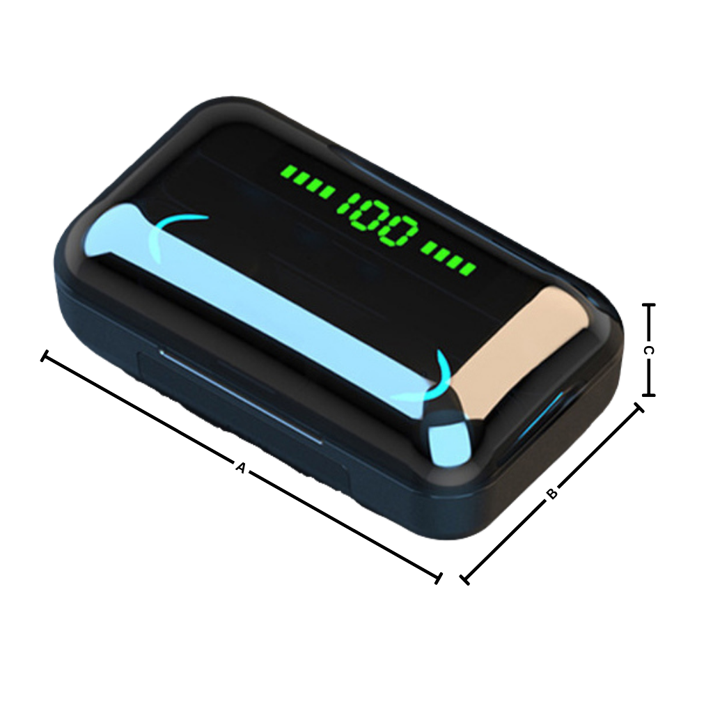 Bluetooth earbuds with rechargeable battery case