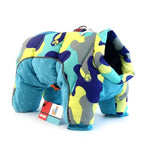 Warm & waterproof winter jacket for dogs with reflective stripes