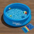 WaterJoy Inflatable Pool – Pool with Rim and Filter Pump
