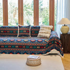Bohemian Geometric Cotton Blanket Throw