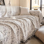 Modern Boho Cotton Sofa Cover Reversible Design