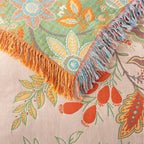 BohoWeave – Cotton Reversible Blanket with Jacquard Boho Pattern
