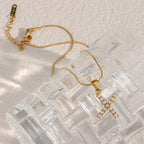 Bold Pearl Letter Initial Necklace