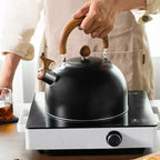 Stainless Steel Whistling Kettle - Elegant and Large Capacity