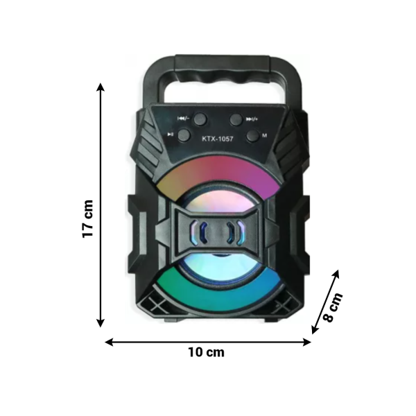SoundPulse Wireless Speaker – Bluetooth Speaker with FM, USB & Light Show