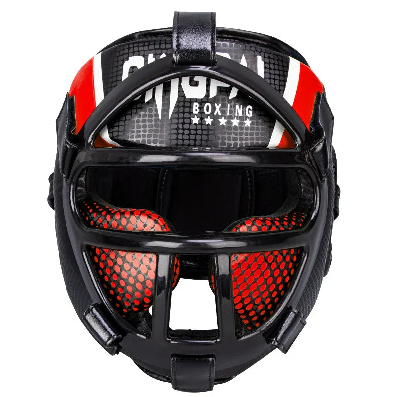 Premium Headguard with Face Protection Mask – FightGuard