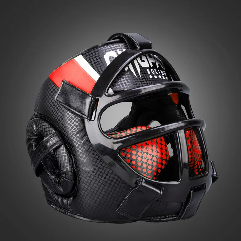 Premium Headguard with Face Protection Mask – FightGuard