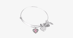 Pink Ribbon Charm Bracelet