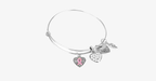 Pink Ribbon Charm Bracelet