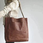 Eva | Luxury Leather Handbag for Women – Elegant Everyday Shoulder Bag with Inner Compartments