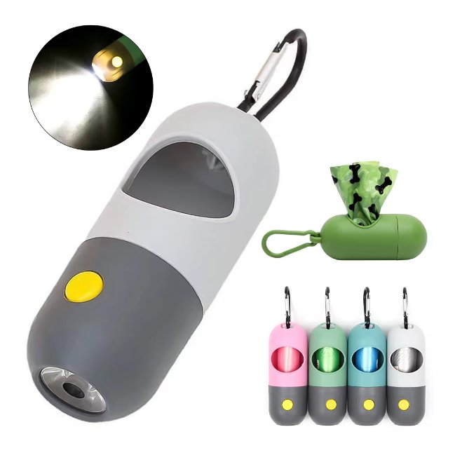 BrightPaws - LED Light Dog Poop Bags Dispenser
