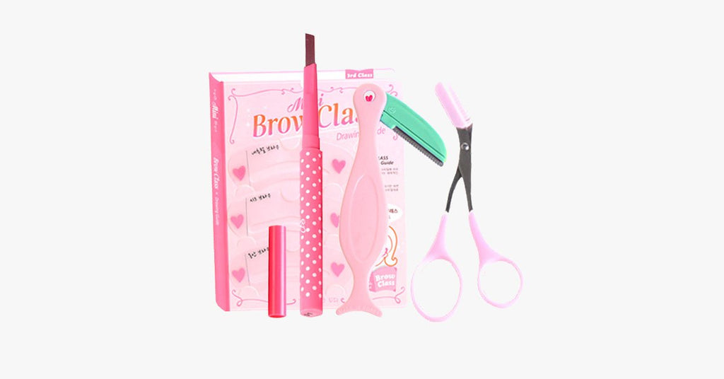 4 Piece Eyebrow Tool Set