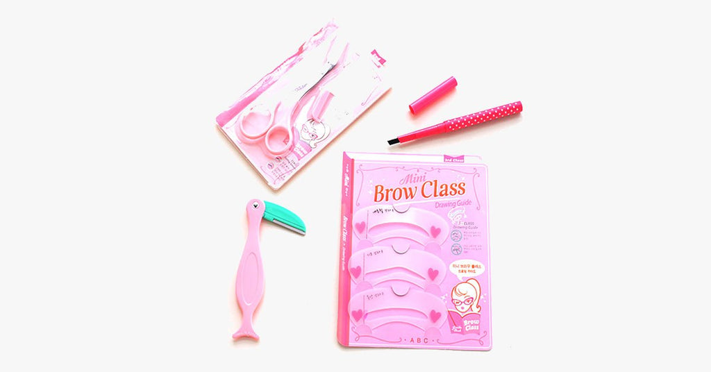 4 Piece Eyebrow Tool Set